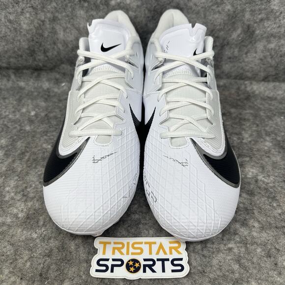 Nike Vapor Edge Elite 360 2 Football Cleats Mens Sz 12.5 White Black FZ4268-100 - Picture 2 of 8